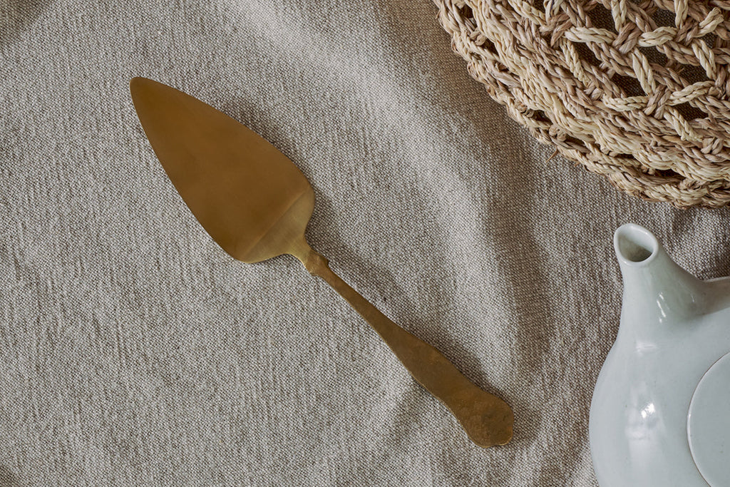 Tranche de gâteau Khana - Or brossé