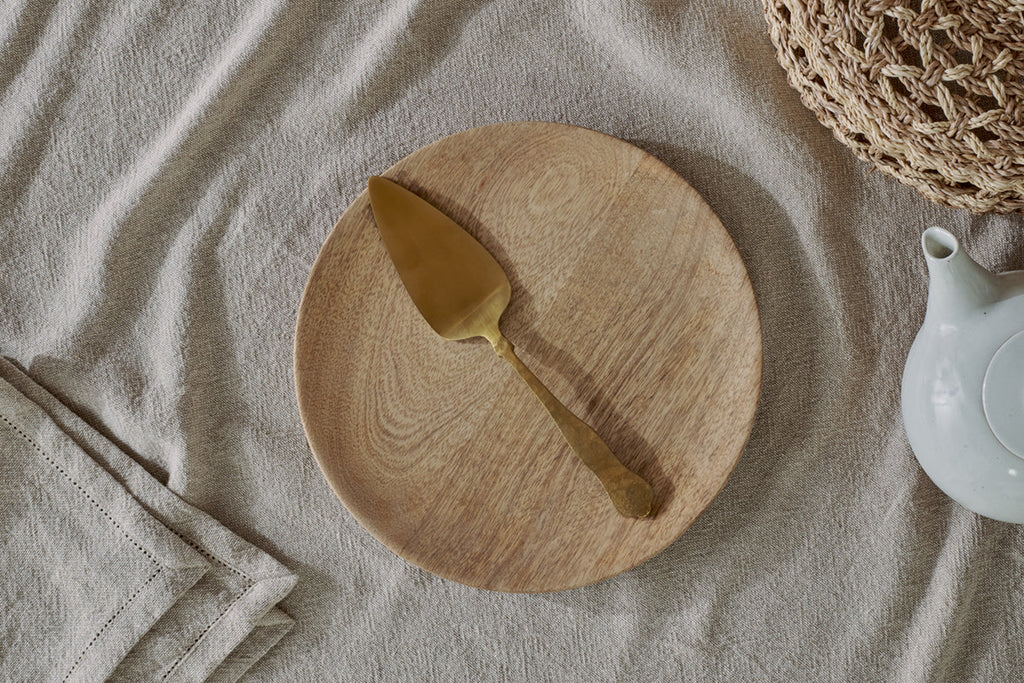 Tranche de gâteau Khana - Or brossé