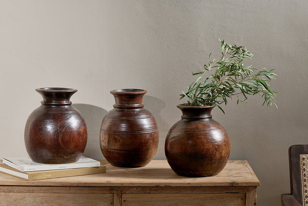 Pot large traditionnel Kiaan récupéré