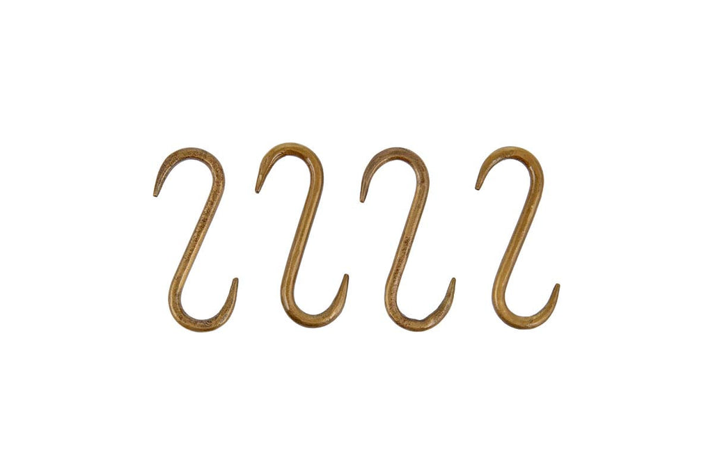 Crochets en S Laila Iron - Laiton - (Lot de 4)