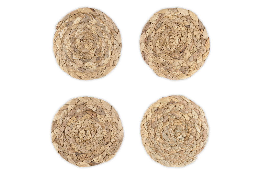 Dessous de verre Lam - Naturel (Lot de 4)