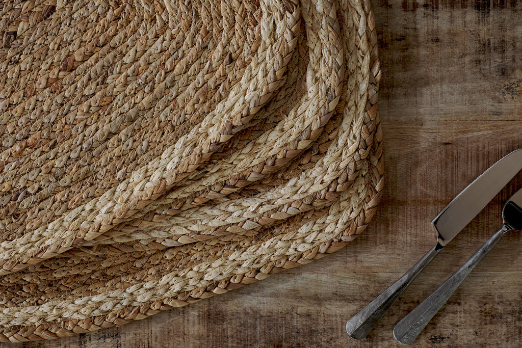 Sets de table rectangulaires Lam - Naturel (Lot de 4)