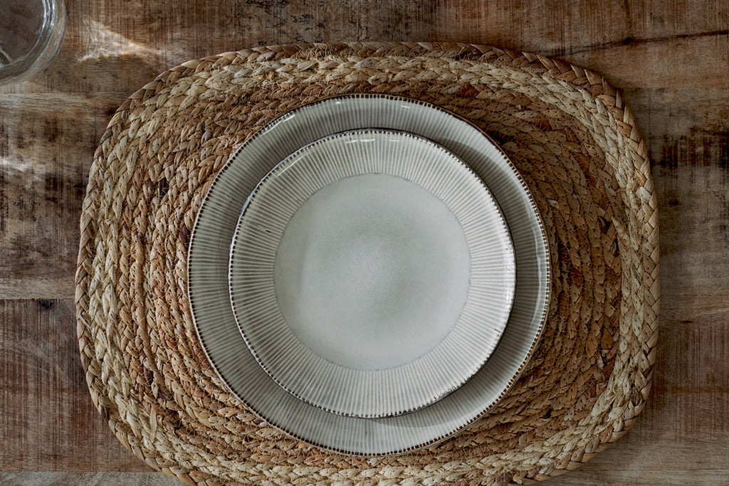 Sets de table rectangulaires Lam - Naturel (Lot de 4)