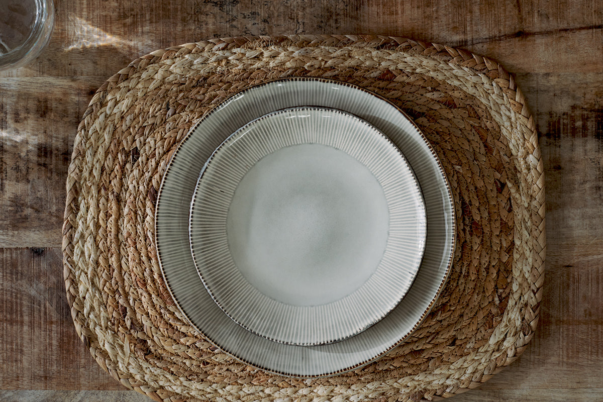 Sets de table rectangulaires Lam - Naturel (Lot de 4)