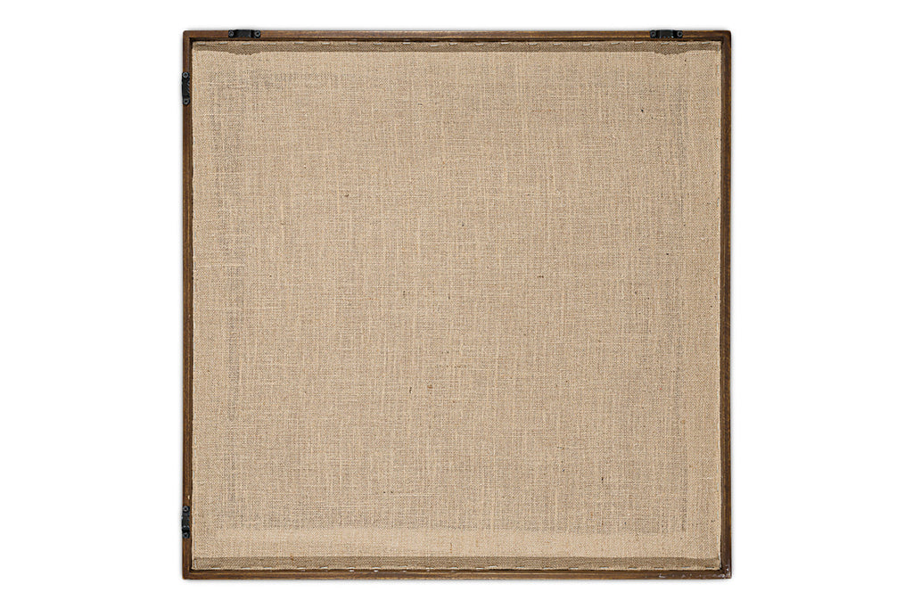 Tableau texturé Lena - Blanc cassé