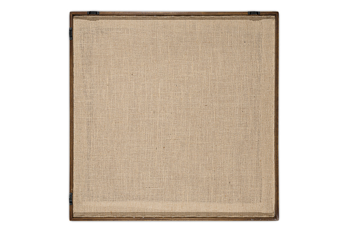 Tableau texturé Lena - Blanc cassé