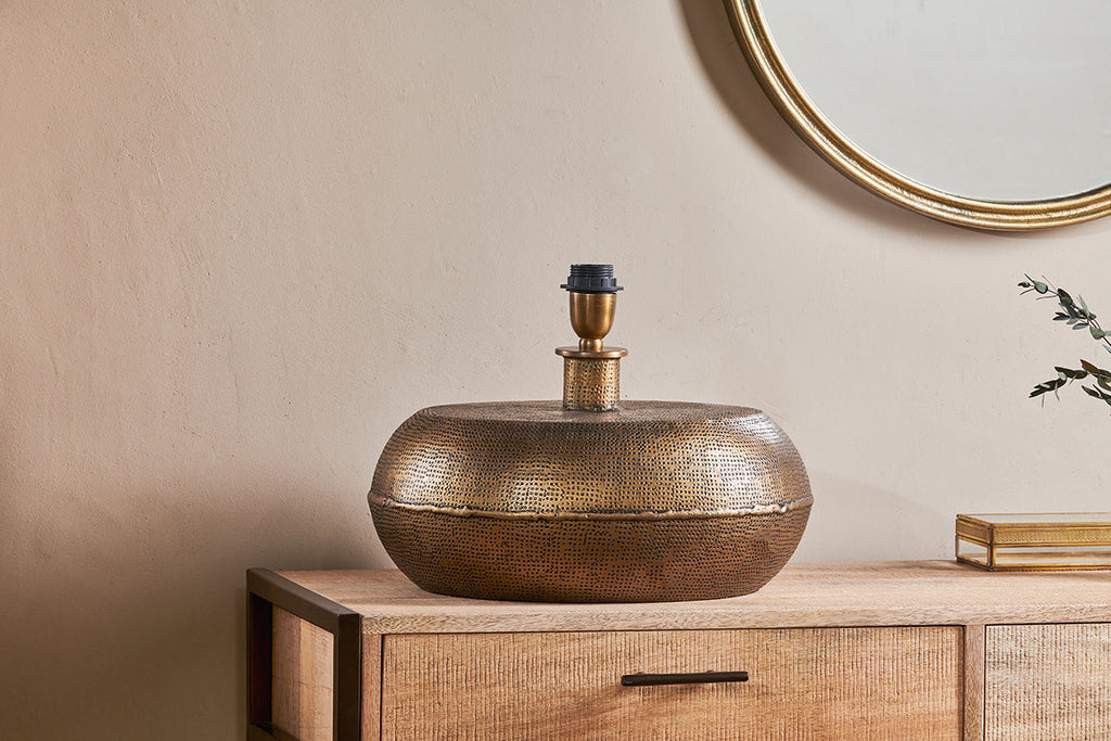 Lampe Lumbu - Laiton antique - Grande