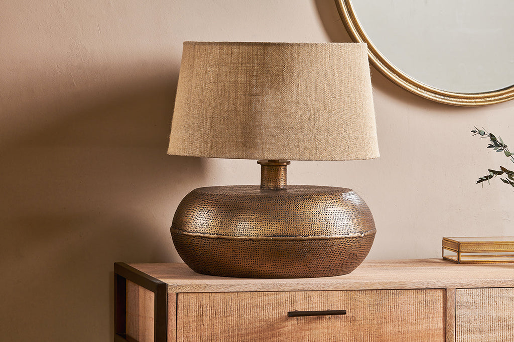 Lampe Lumbu - Laiton antique - Grande