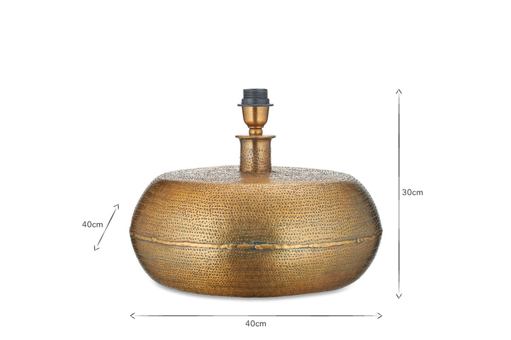 Lampe Lumbu - Laiton antique - Grande