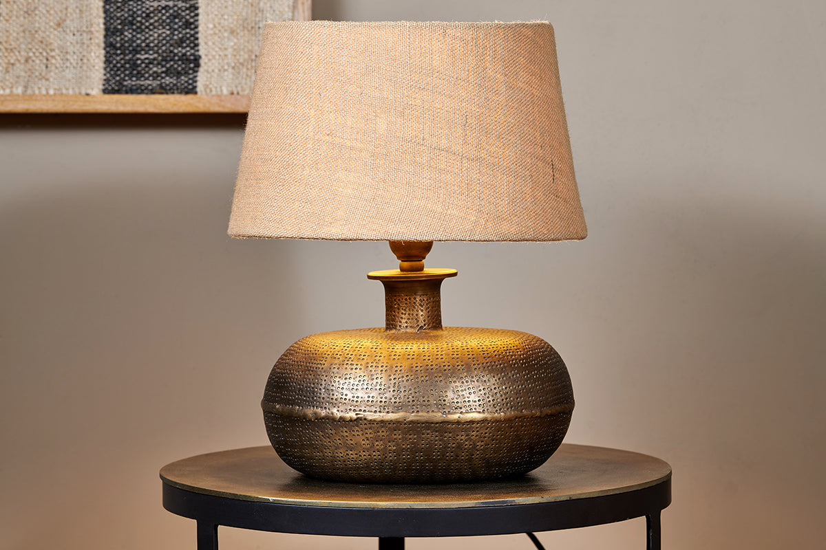 Lampe Lumbu - Laiton antique - Petite