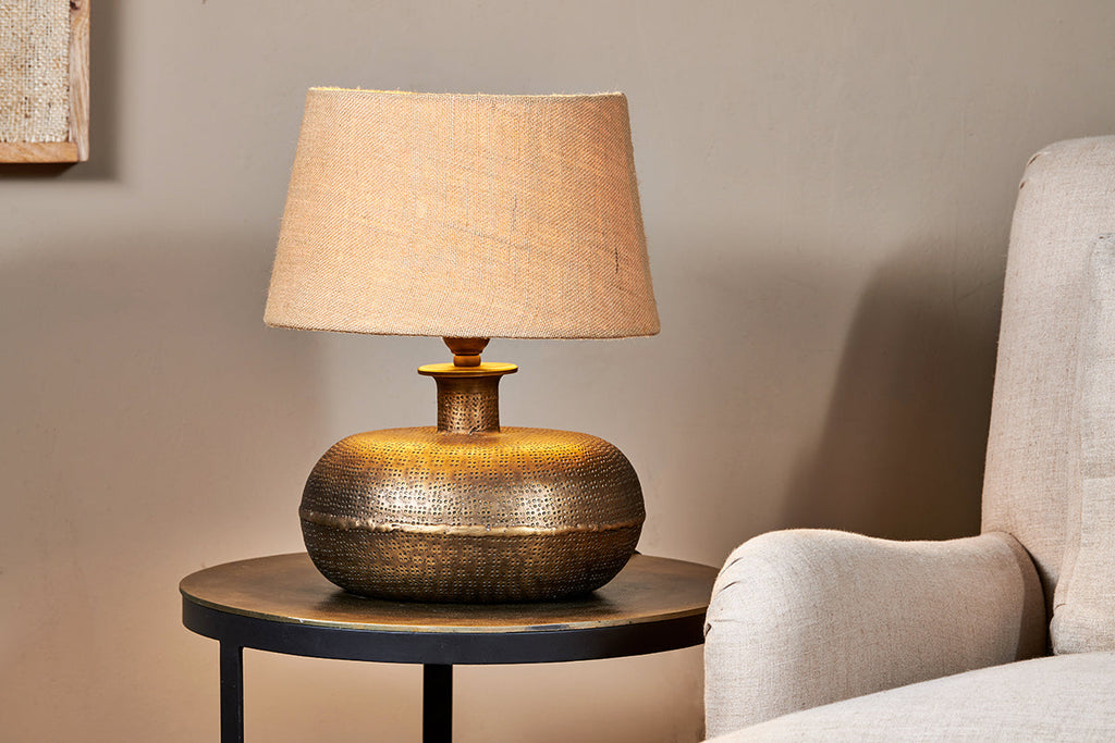 Lampe Lumbu - Laiton antique - Petite
