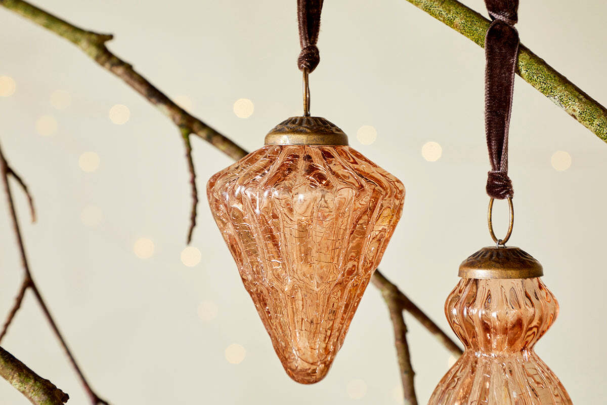 Boules de Noël du Manipur - Cuivre (Lot de 3)