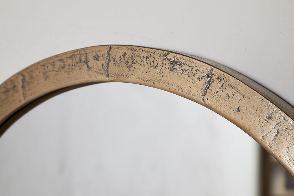 Miroir mural Murwara - Laiton antique