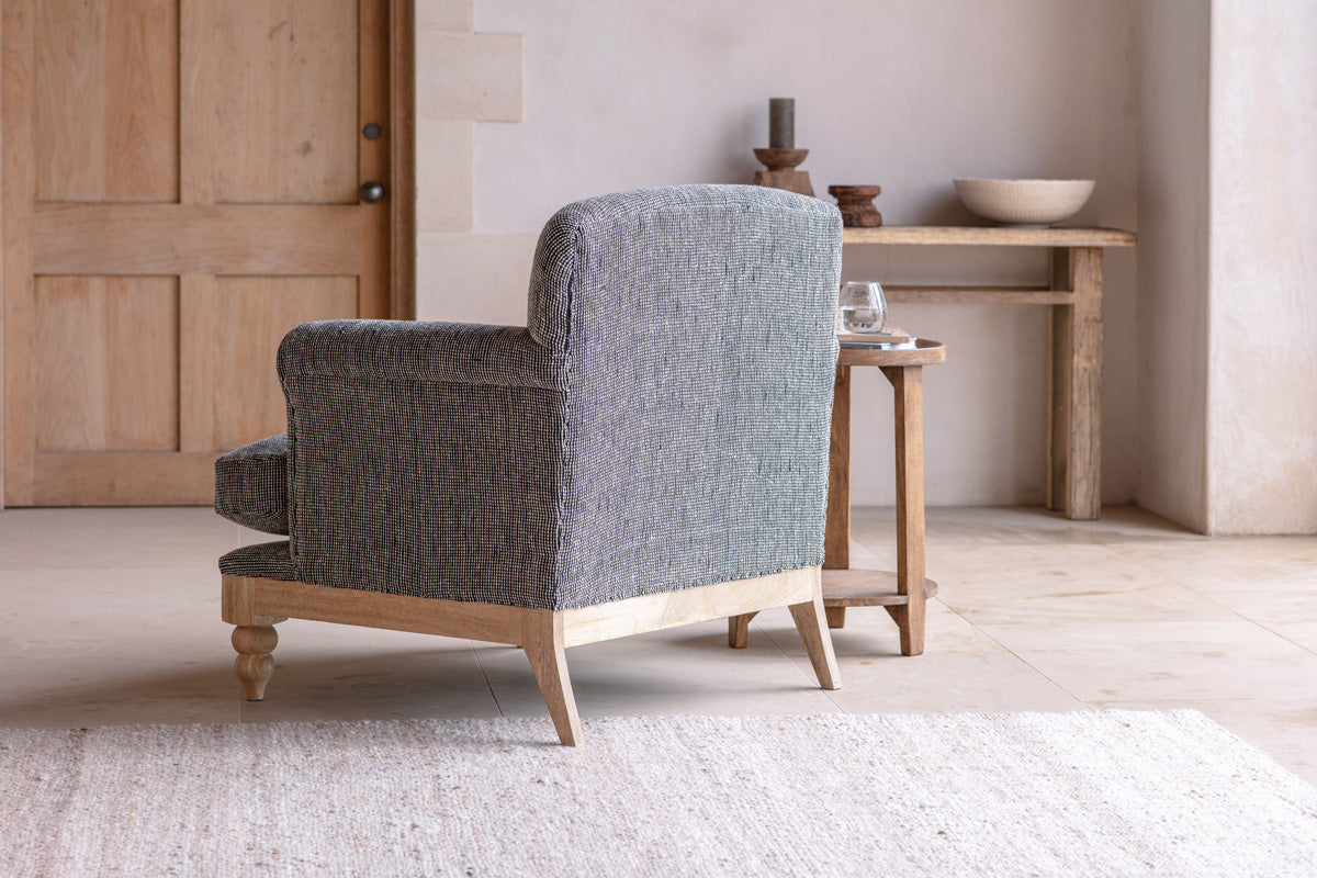 Fauteuil Maganda en coton - Anthracite