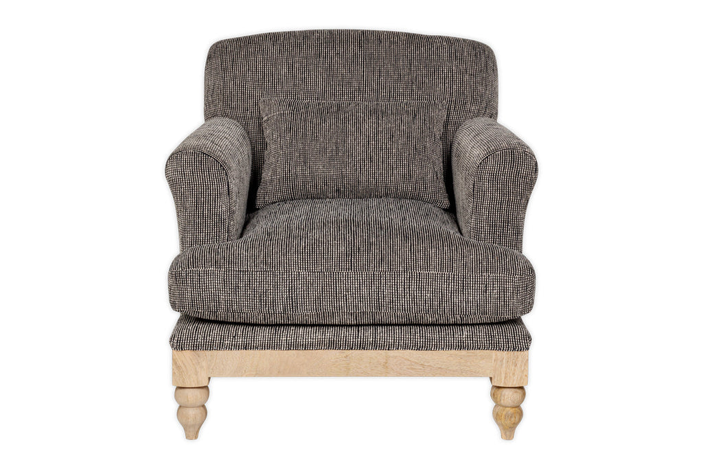 Fauteuil Maganda en coton - Anthracite