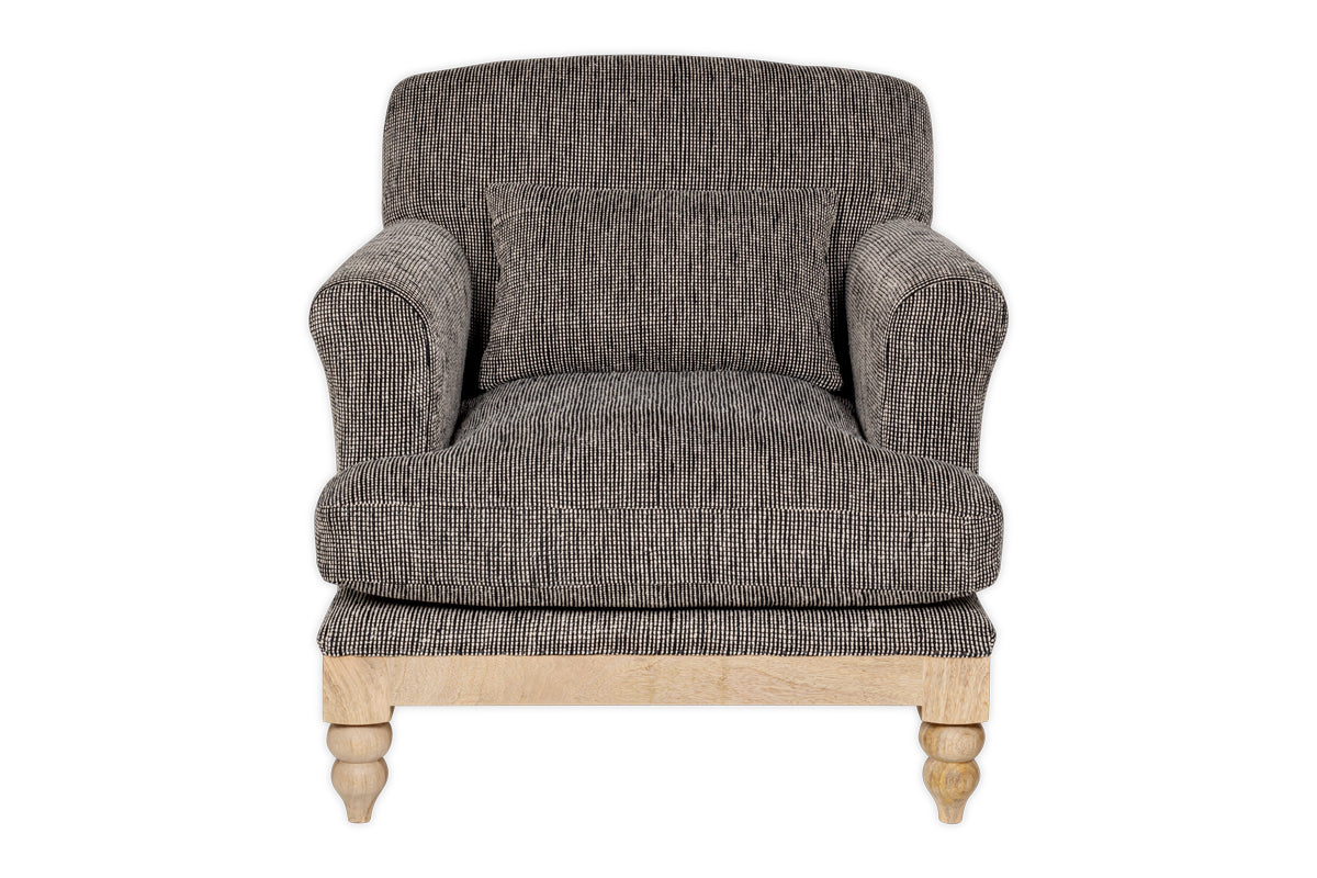 Fauteuil Maganda en coton - Anthracite