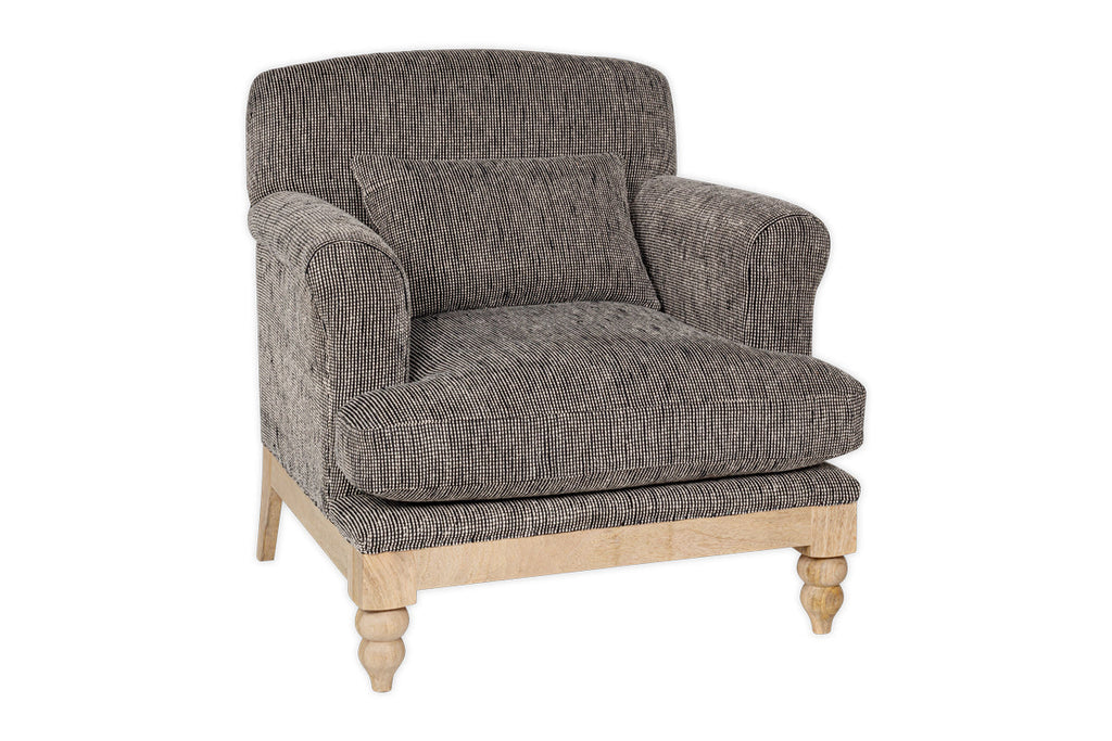 Fauteuil Maganda en coton - Anthracite