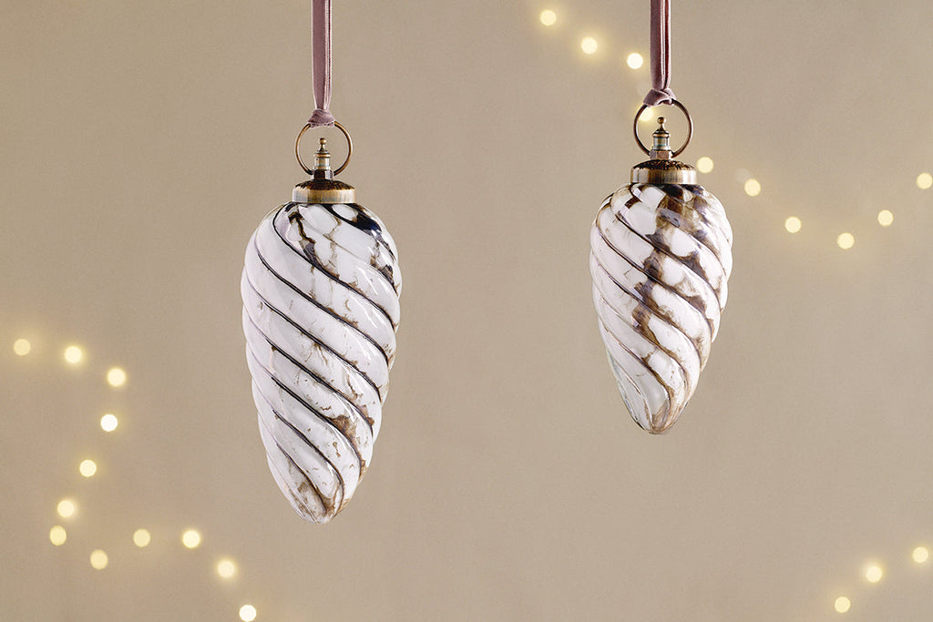 Boule géante Maran - Or et crème