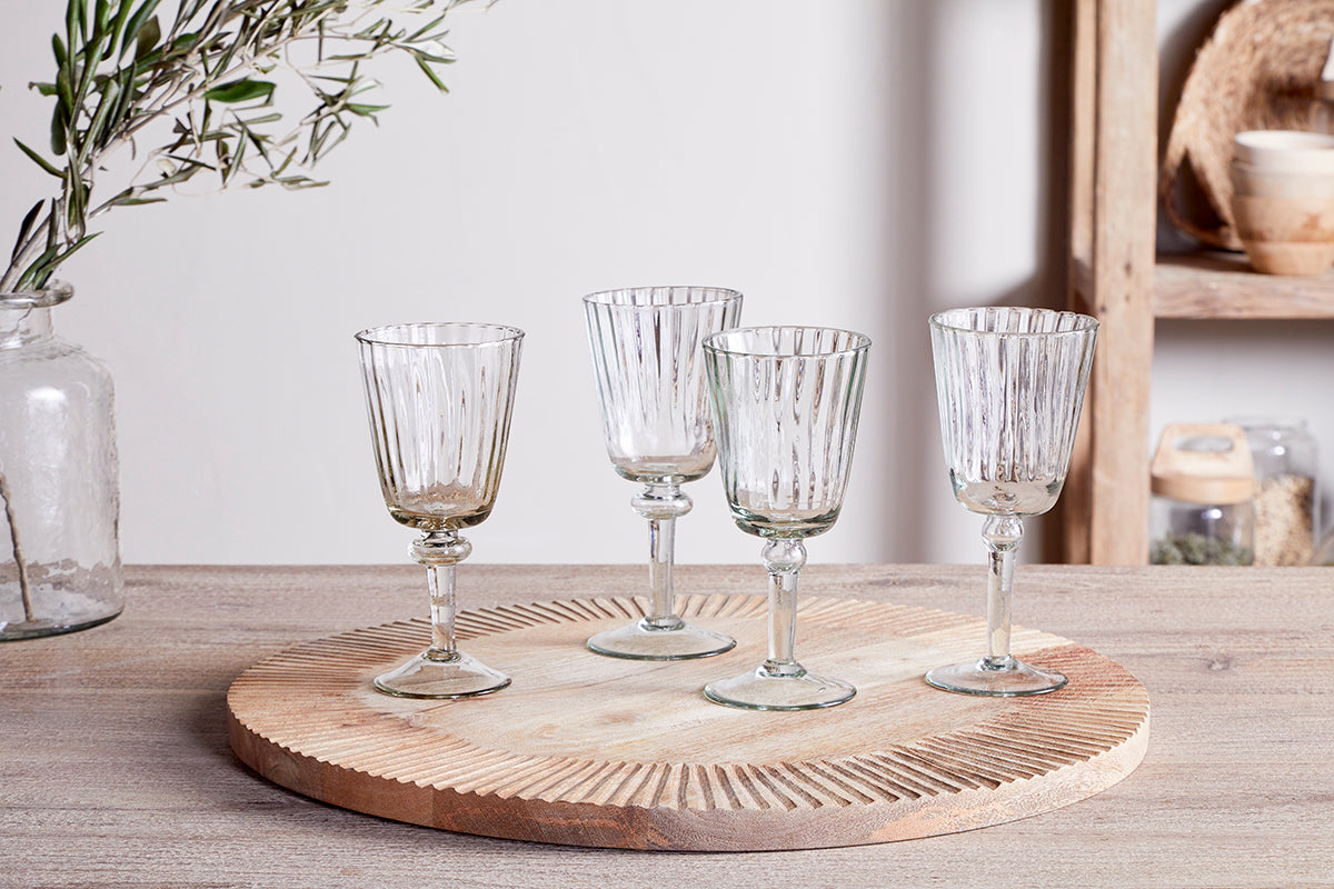 Verres à vin Minati - Transparent - (Lot de 4)