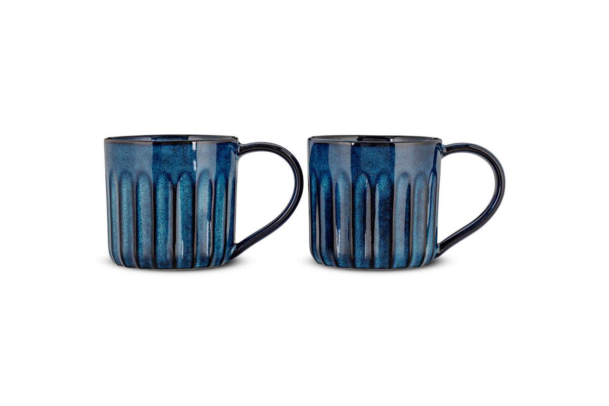 Mug Moda - Bleu foncé (Lot de 2)