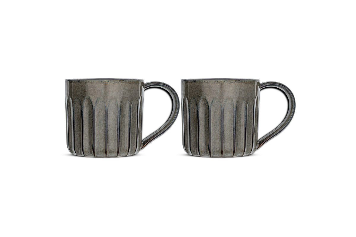 Mug Moda - Étain (Lot de 2)