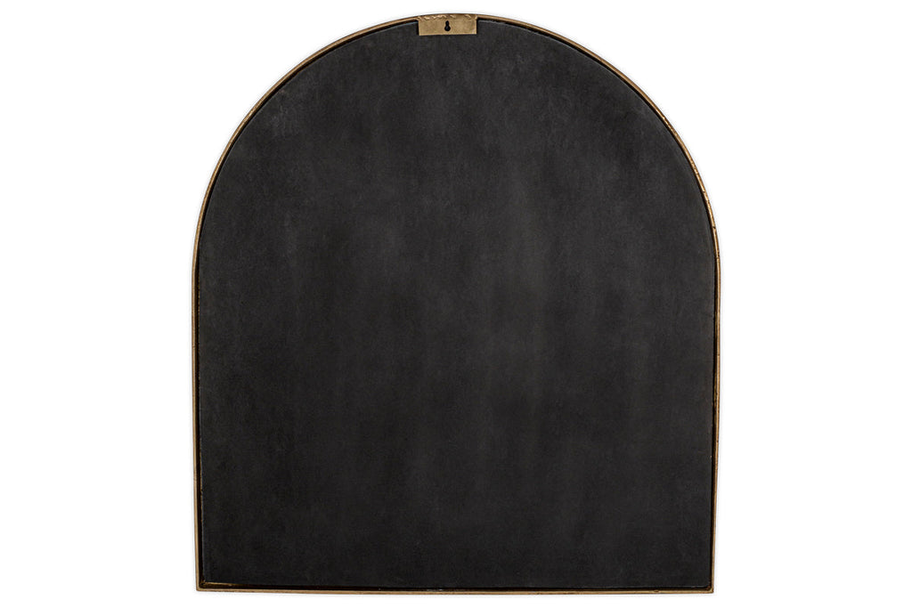 Miroir arqué en verre antique Murwara - Laiton antique