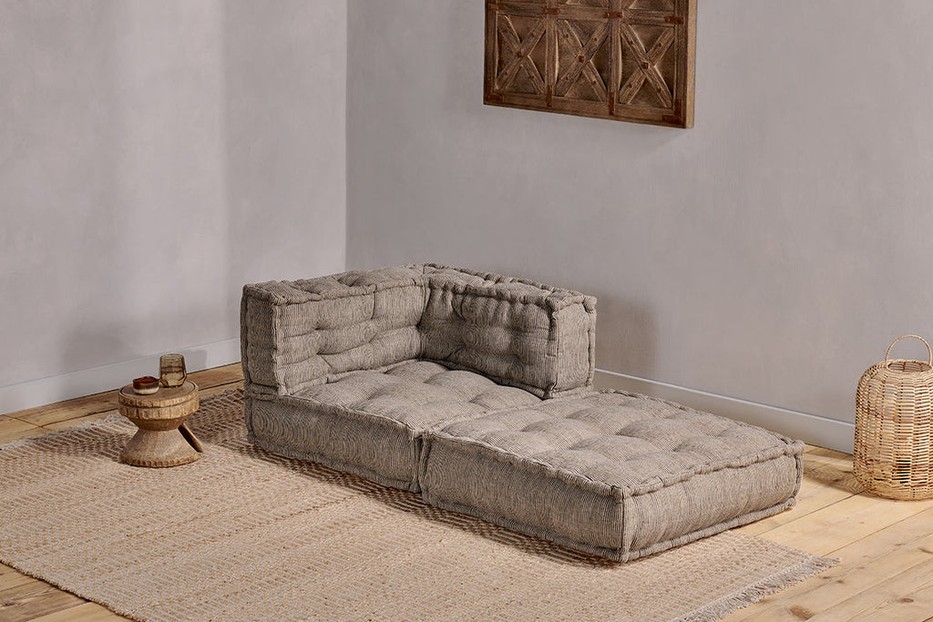 Module d'angle modulaire Nadeeka - Gris clair