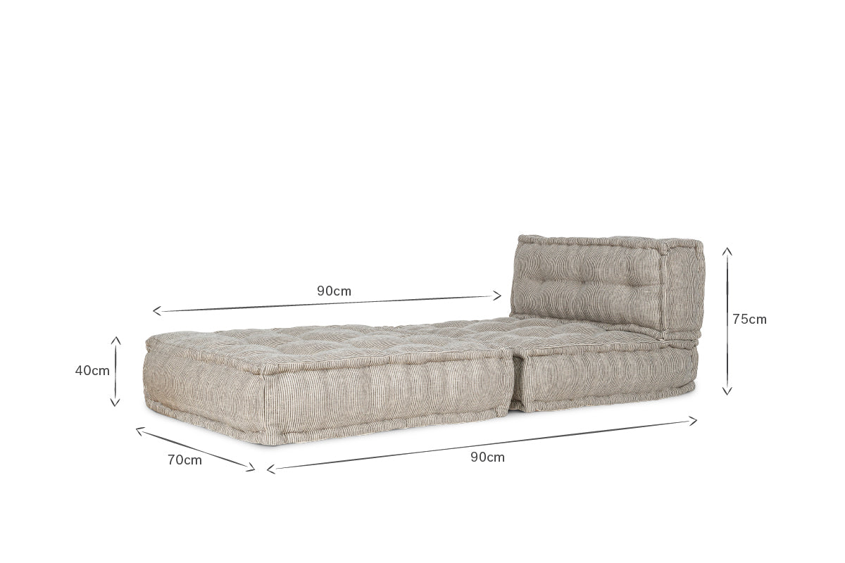 Extension modulaire Nadeeka - Gris clair