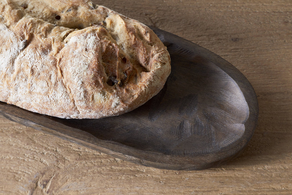 Plateau de service Nyati - Brun foncé