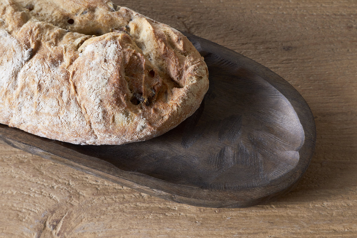 Plateau de service Nyati - Brun foncé