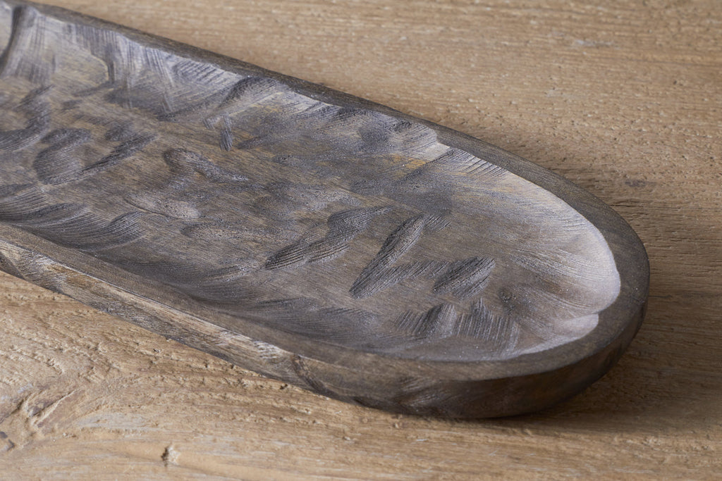 Plateau de service Nyati - Brun foncé