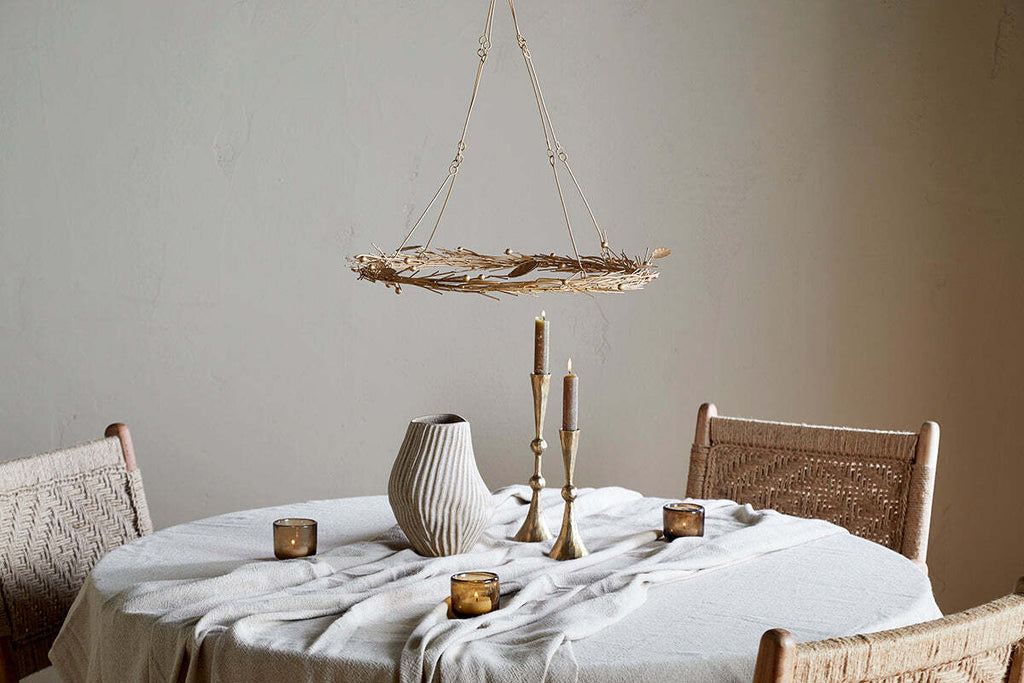 Couronne suspendue Natesa - Laiton