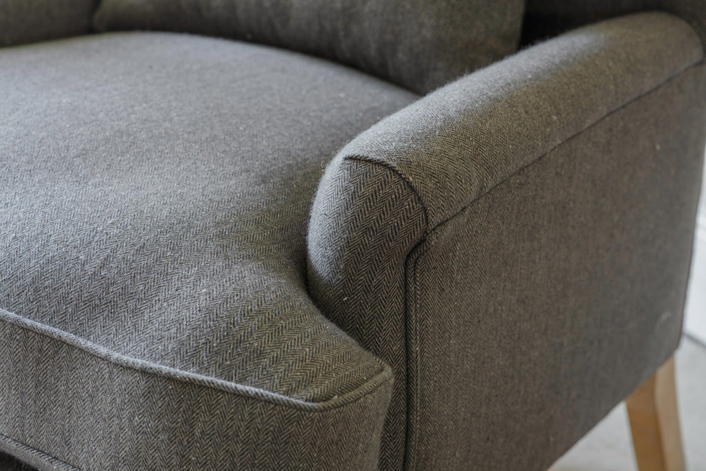 Fauteuil Nalla en laine - Anthracite