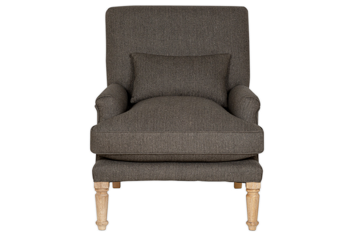 Fauteuil Nalla en laine - Anthracite