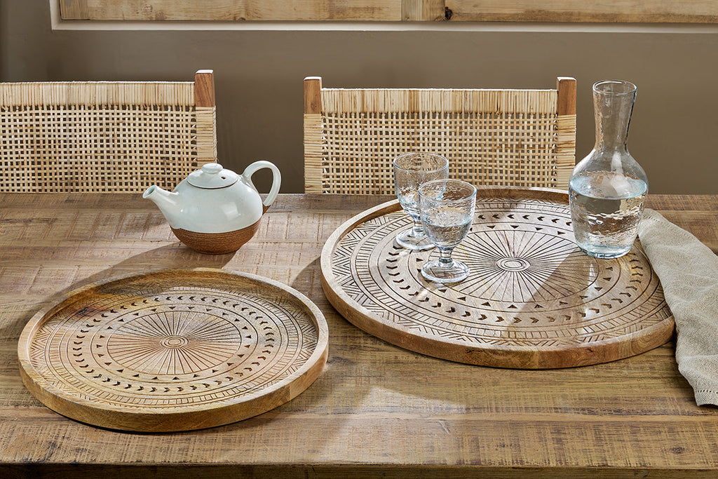 Plateau en bois de manguier Namuna