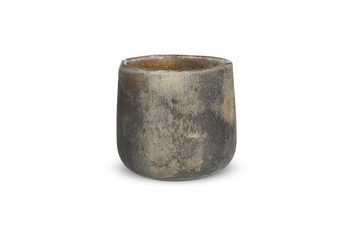 Porte-bougie chauffe-plat Nesda - Noir givré