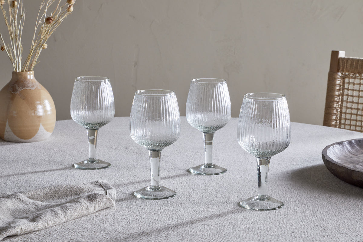 Verres à vin Otuba - Transparents (Lot de 4)