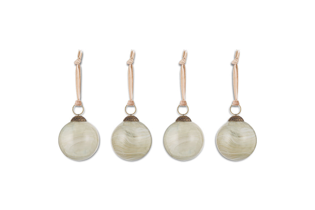 Oja Baubles - Naturel (Lot de 4)