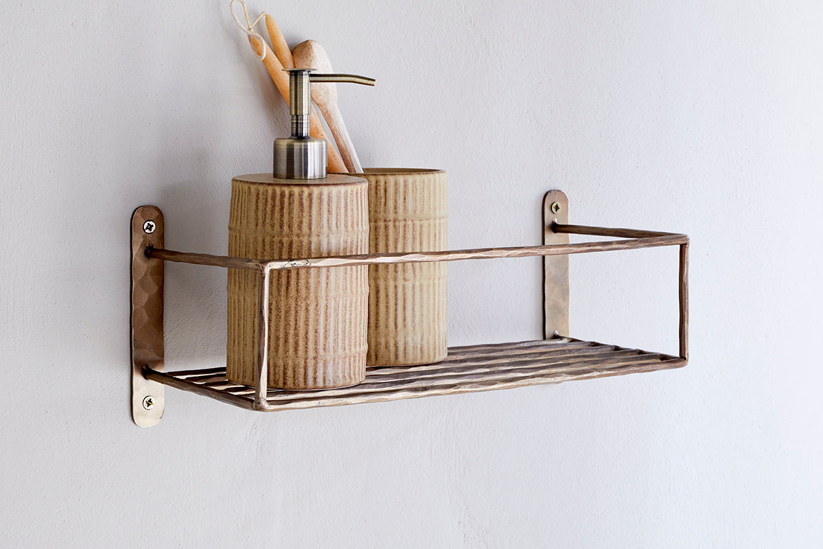 Étagère de salle de bain Olani - Laiton antique