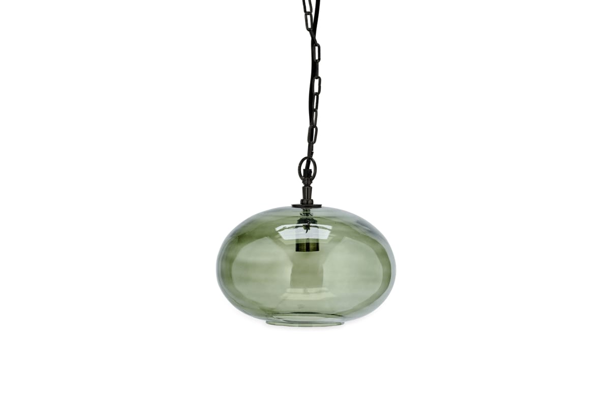 Pendentif Otoro en verre recyclé - Vert - Petit rond
