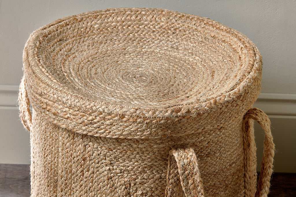 Panier à linge en jute tressé Pallu