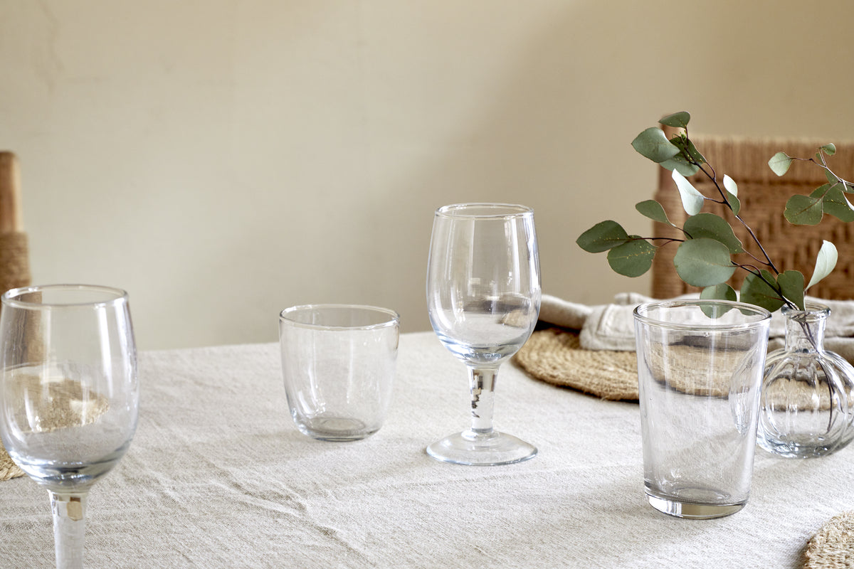 Verres à vin Pani - Transparents (Lot de 4)