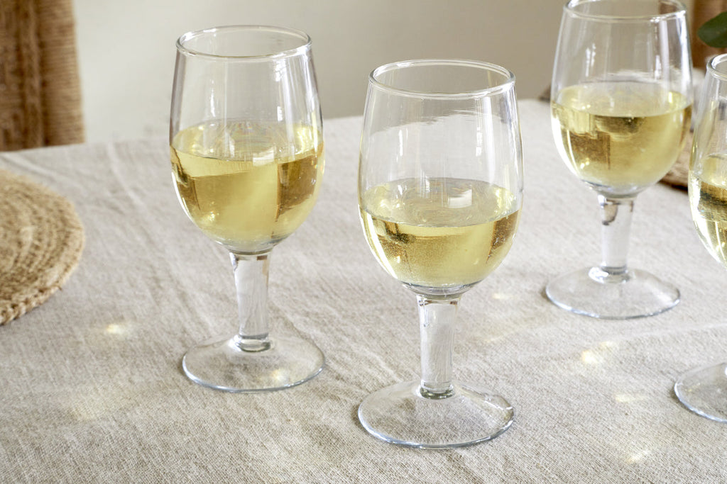 Verres à vin Pani - Transparents (Lot de 4)