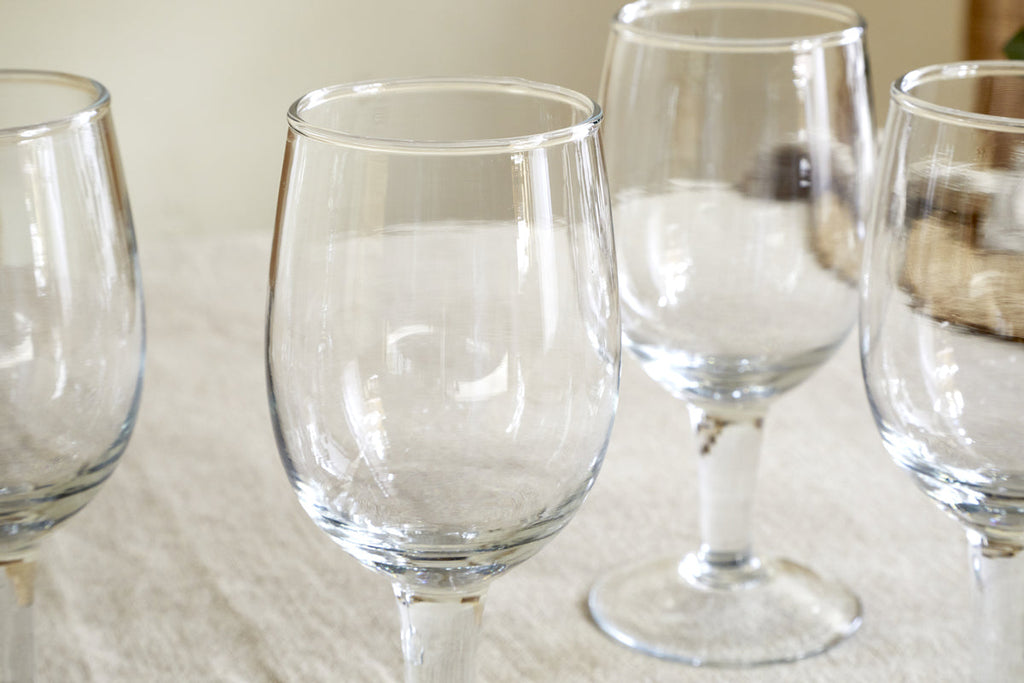Verres à vin Pani - Transparents (Lot de 4)