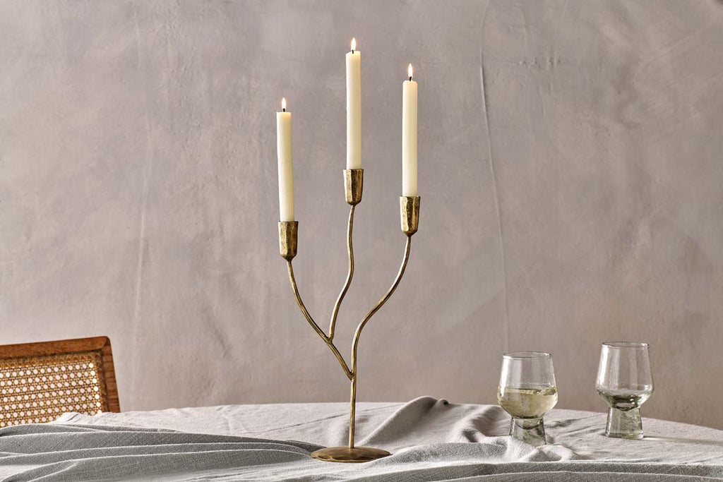 Candélabre Palani - Laiton antique - Petit