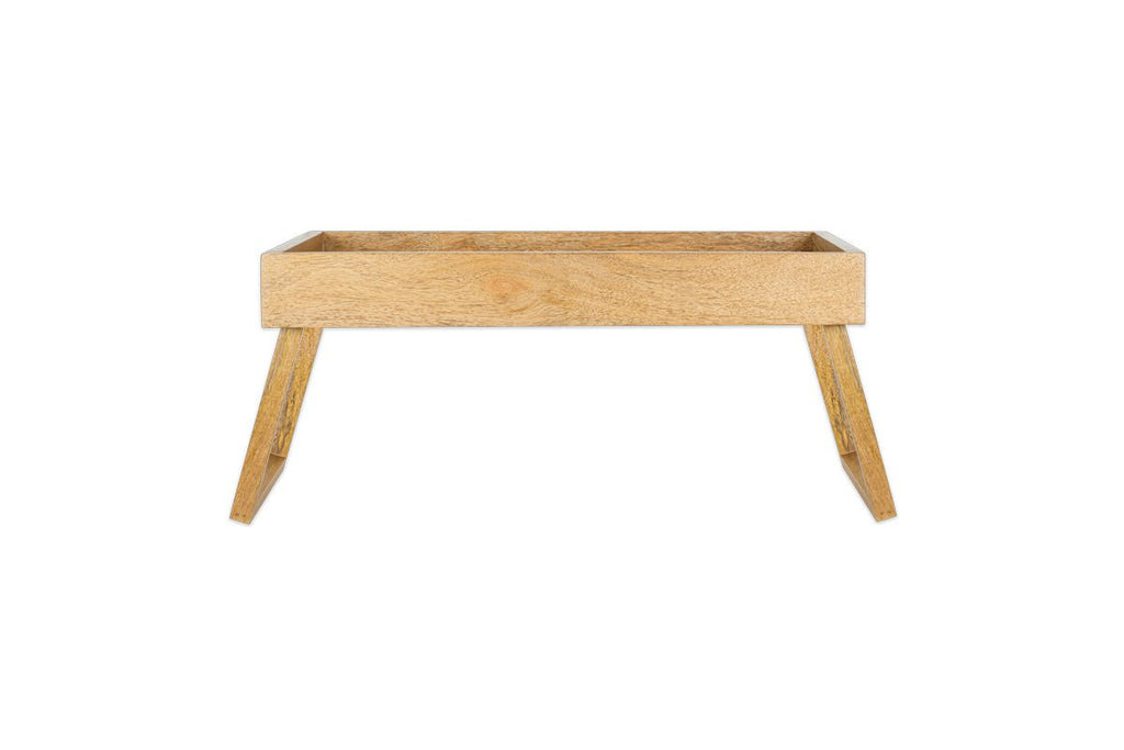 Plateau de petit-déjeuner en bois de manguier Pawi