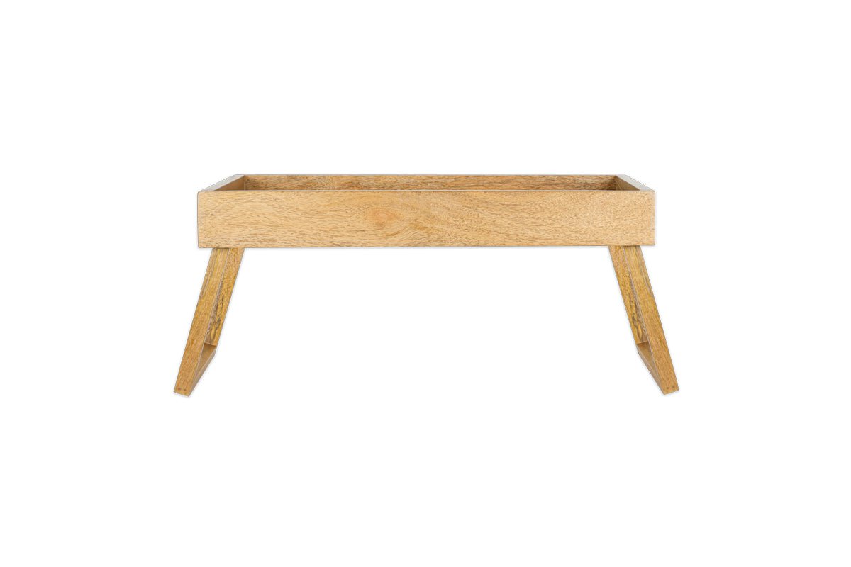 Plateau de petit-déjeuner en bois de manguier Pawi