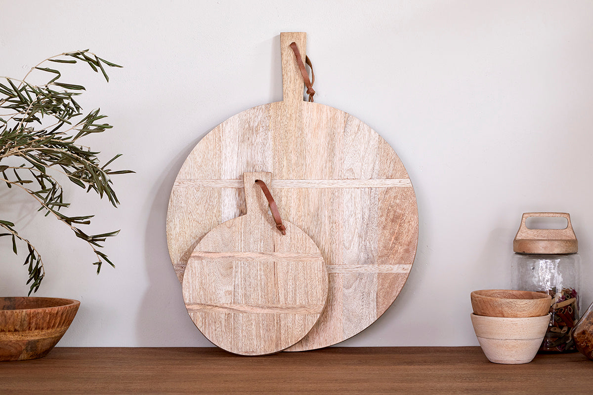 Planche à pizza Pijja à panneaux - Naturelle