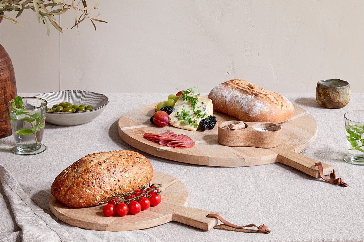 Planche à pizza Pijja à panneaux - Naturelle