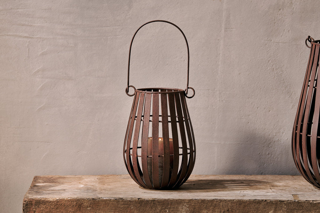 Lanterne Pothos - Rouille